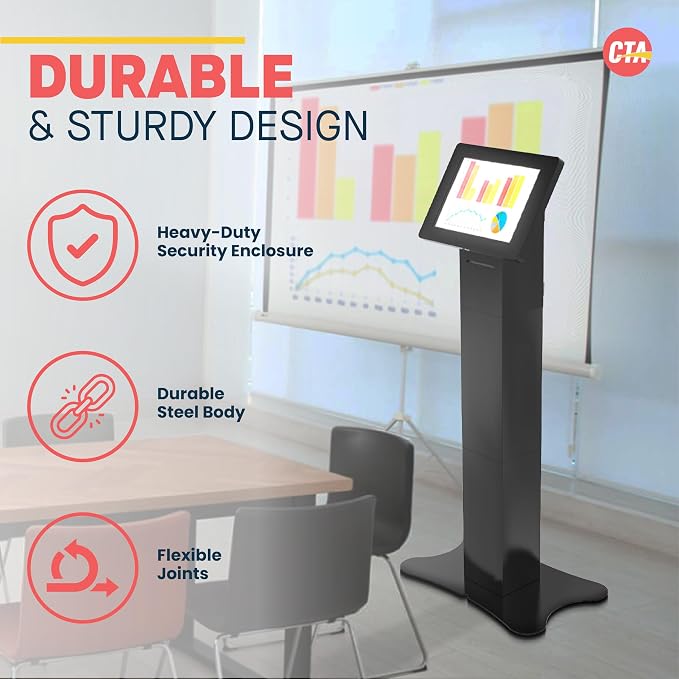CTA Digital Locking Kiosk & Enclosure – Premium Locking Floor Stand Kiosk - Image 6