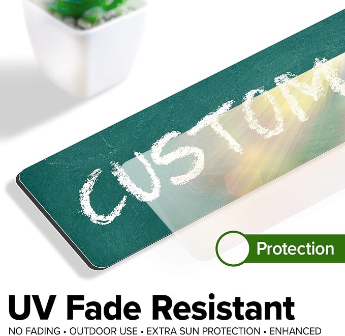 Custom Sign, Custom Street Sign, 11 Font Colors, 13 Font Styles, 4 Hole Options - Image 5
