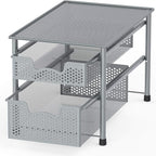 Simple Houseware Stackable 2 Tier Sliding Basket Organizer Drawer by SimpleHouseware