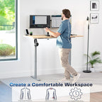 VIVO Electric 60 x 30 in Standing Desk, Memory Height Adjustment, 1B Series - Image 4