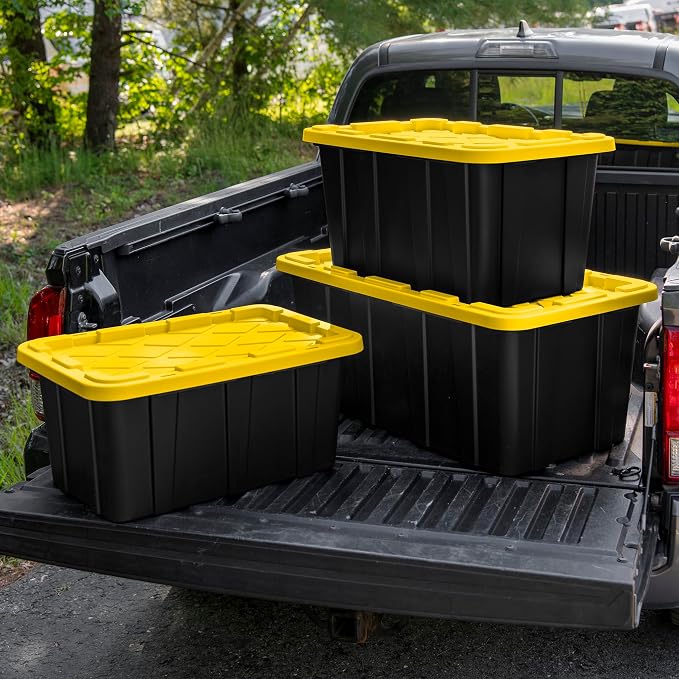 Sterilite 8-Pack Industrial Tote, Plastic Storage Container Bins - Image 8