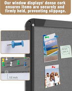 Mifuro 28"x26" Enclosed Bulletin Board, Lockable Weather-Resistant Aluminum - Image 6