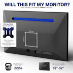 VIVO Dual Monitor Desk Mount, Heavy Duty Fully Adjustable Stand, Fits 2 LCD LED - Image 7