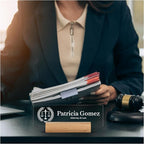 Custom Business Logo Desk Name Plate - Image 3