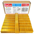 SimCos 18 Gauge 1/4" Narrow Crown Staples, Galvanized Upholstery Staples by SimCos