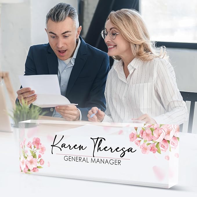 Custom Office Name Plate, Personalized Gifts - Image 5