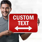Custom Arrow, Custom Directional Sign, Two way Arrow, 12x18 Inches, 3M EGP - Image 2