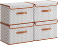 Tuza 4 Pack Fabric Storage Bins by TidySpaceSoftlyStyled