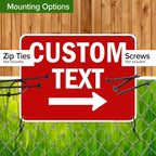 Custom Arrow, Custom Directional Sign, Right Arrow, 18x24 Inches, 55 mil thick - Image 5