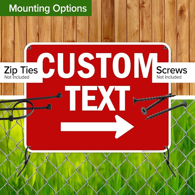 Custom Arrow, Custom Directional Sign, Right Arrow, 18x24 Inches, 55 mil thick - Image 5