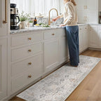 GENIMO Runner Rug 3x7, Non Slip Vintage Hallway Runner Rugs, Low Pile - Image 2