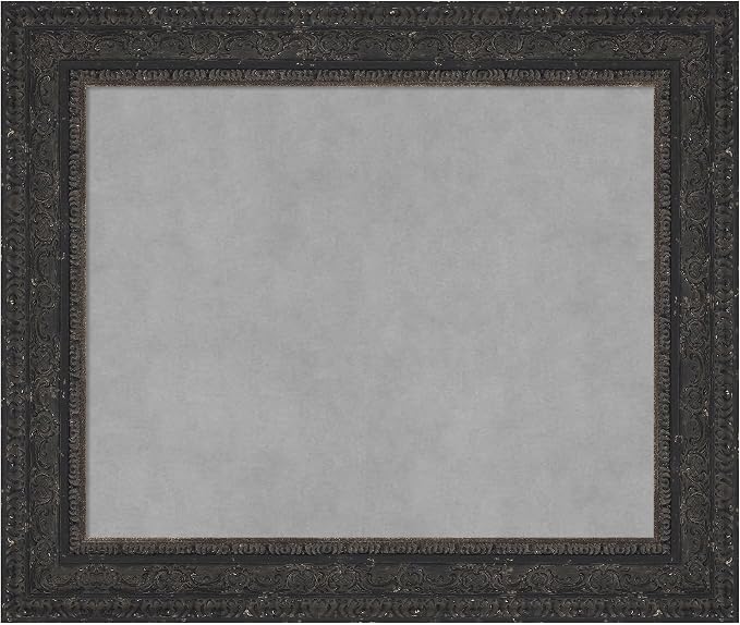 Amanti Art Black Framed Magnetic Board 21x25 Small Vision Board by AmantiArt