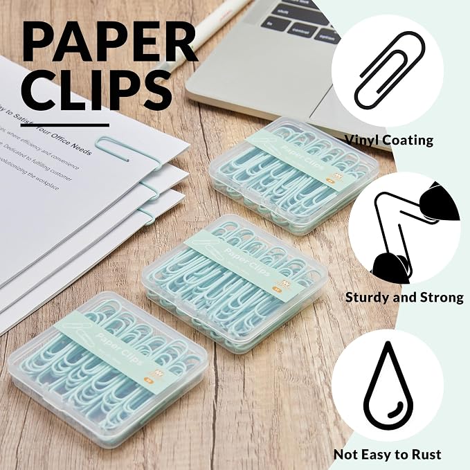 NEEWAY Colorful Large Paper Clips, 2 Inch Jumbo Paper Clips, 3 Pack of 50 - Image 4