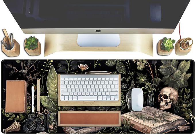 Dark Academia Desk Mat Mouse Pad XL Extended Large Gaming Desk Pad Mousepad - Image 4