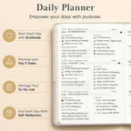 Mantra Planner 2026 Planner, Daily Journal & Gratitude Journal All-In-One - Image 4