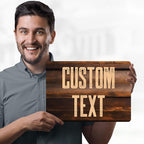 Custom Sign, Custom Street Sign, 11 Font Colors, 13 Font Styles, 4 Hole Options - Image 2