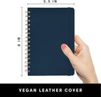 PAPERAGE Lined Spiral Journal Notebook, 3 Pack, 160 Pages, Medium 5.7 inches x - Image 2