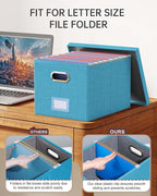 2 Pack File Storage Organizer, Document Organizer, Portable File Box - Image 3