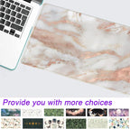 Cute Desk Mat Rose Gold Marble Mouse Pad Gaming XL Large Extended Desk Matt - Image 7