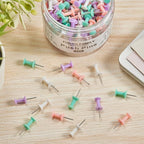 FUDAO FAMILY 300pcs Push Pins for Bulletin Board, Thumb Tacks for Wall Corkboard - Image 4