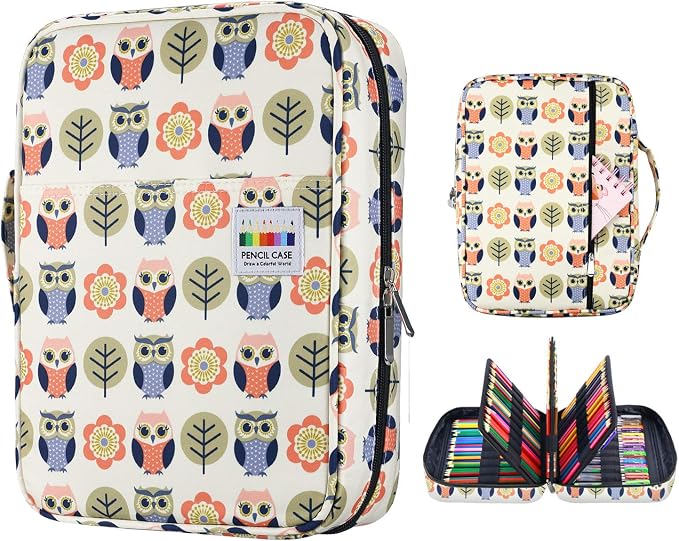 YOUSHARES Colored Pencil Case 220 Slots Pen Case Organizer by YOUSHARES