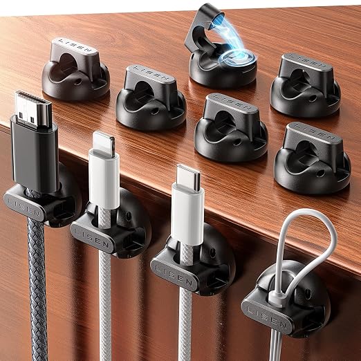 10 Pack Magnetic Cable Clips LISEN Halloween Decor Christmas Decorations Indoor by Lisen