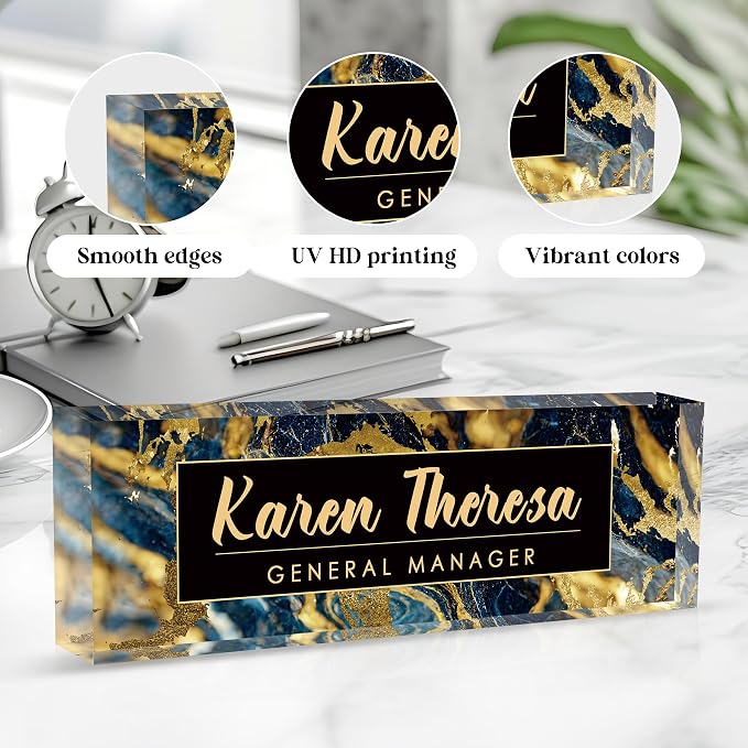 Custom Office Name Plate, Personalized Gifts - Image 3