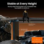 ErGear Small Height Adjustable Electric Standing Desk, 40 x 24 Inches Sit Stand - Image 5