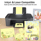 24 Sheets Yellow Cardstock 8.5 x 11 Thick Paper, Goefun 80lb Card Stock Printer - Image 3