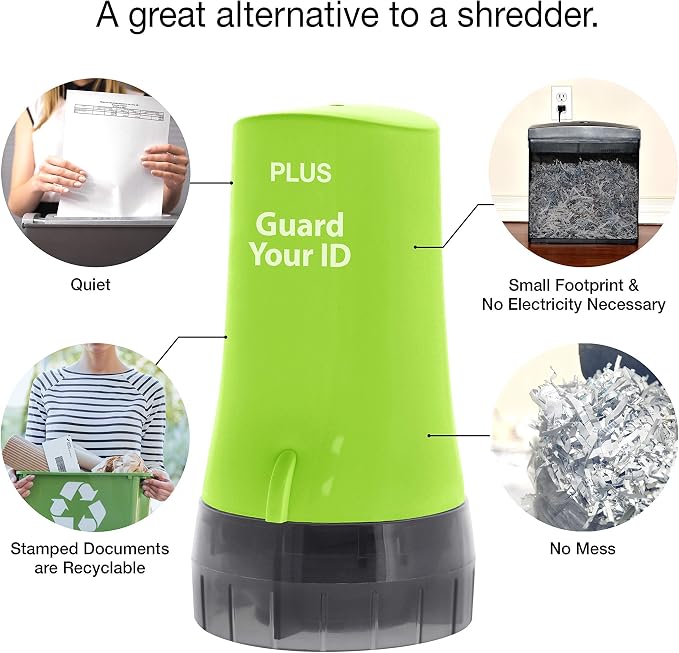 Guard Your ID Advanced Roller Identity Theft Prevention Security Stamp Green - Image 8