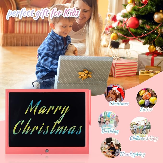 LCD Writing Tablet for Kids, 15 Inch Colorful Electronic Doodle Board, - Image 3