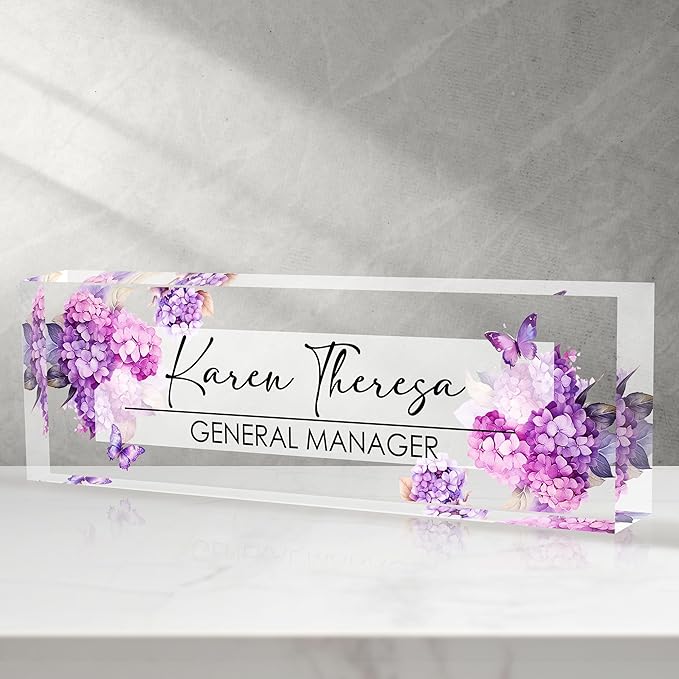 Custom Office Name Plate, Personalized Gifts by Unknown