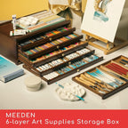 MEEDEN 6-Drawer Art Supply Storage Box - Image 2