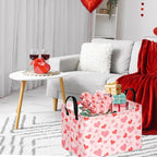FUULOXE Rectangular Valentines Basket Storage Bin - Image 4