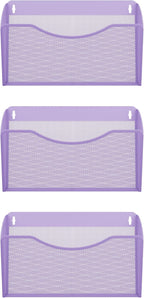 EasyPAG 3 Single Pocket Wall File Organizer, Mesh Hanging File Folder Organizer - Image 2