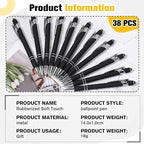Zonon 38 Pieces Rubberized Ballpoint Pen - Image 2
