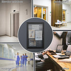36"x24" Lockable Enclosed Bulletin Board, Outdoor Flet Weather-Resistant - Image 8
