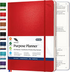 Roterunner Purpose Planner Notebook B5 7.5”x9.8” Undated Planner 2025 Daily by Roterunner