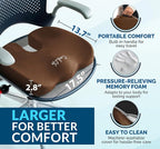 ComfiLife Premium Gel & Memory Foam Seat Cushion – Doctor Recommended Office - Image 5