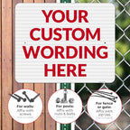 Custom Sign, Personalized Metal Signs, Customize - Image 4