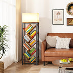 IBUYKE 9 Tier Tree Bookshelf, Floor Standing Wood Bookshelf - Image 2