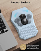 Ergonomic Mouse Pad and Keyboard Wrist Rest Support Set, Massage Design Mousepad - Image 6