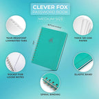Clever Fox Password Book Spiral – Internet Address & Password Organizer - Image 2