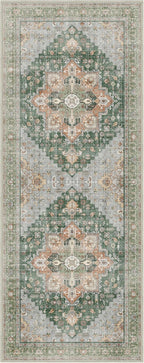 GENIMO 2'6"x8 Runner Rugs for Hallway, Machine Washable Non Slip Vintage Rugs - Image 7