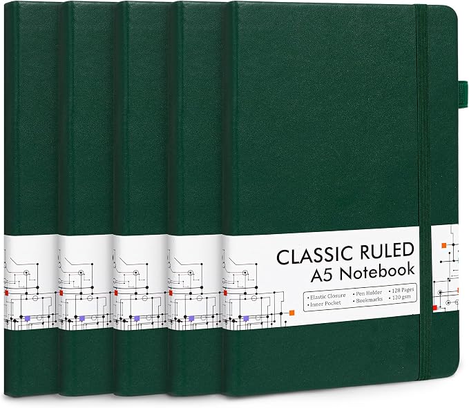 feela 5 Pack Journal Notebook Bulk by feela