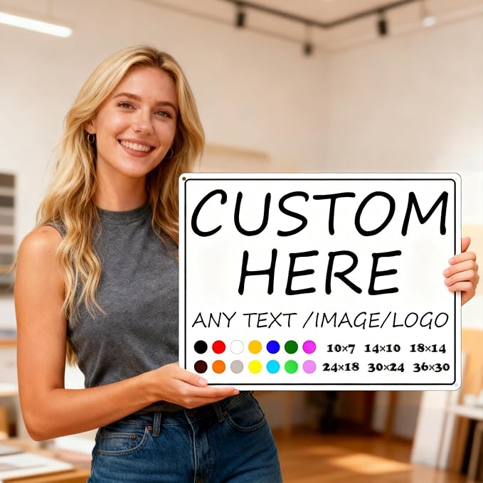 Custom Signs, Personalized Metal Signs-10×7inches-indoor/outdoor Weatherproof - Image 2