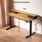 Kingant 55 x 24 Inch Electric Standing Desk - Image 3