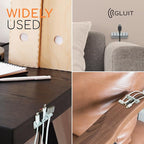 GLUIT Adhesive Desktop Cable Organizer Versatile Cord Holders Wire Clips and - Image 6