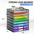 Cawukege 9 Tier Paper Organizer - Image 6