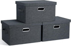 Graciadeco Medium 15" 21 Quart Collapsible Stackable Storage Bins by GraciadecoStorage